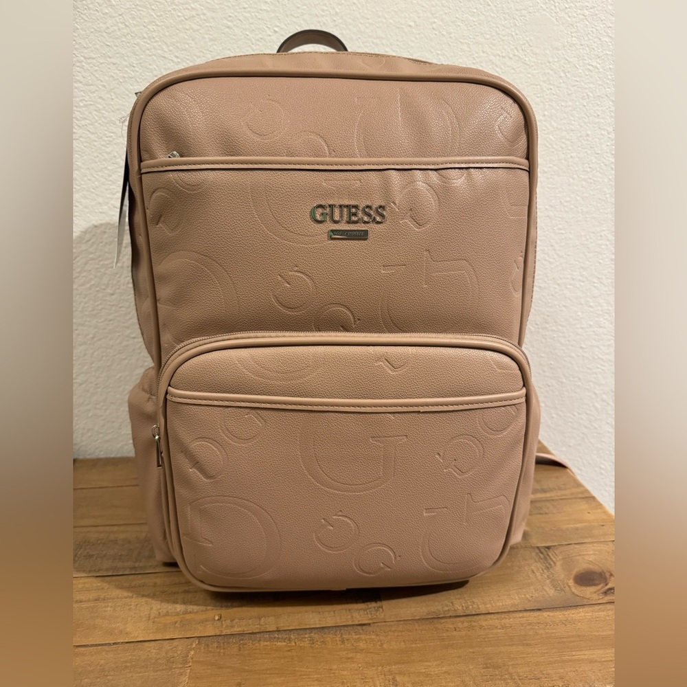 NWT Brand new GUESS Beige  diaper bag